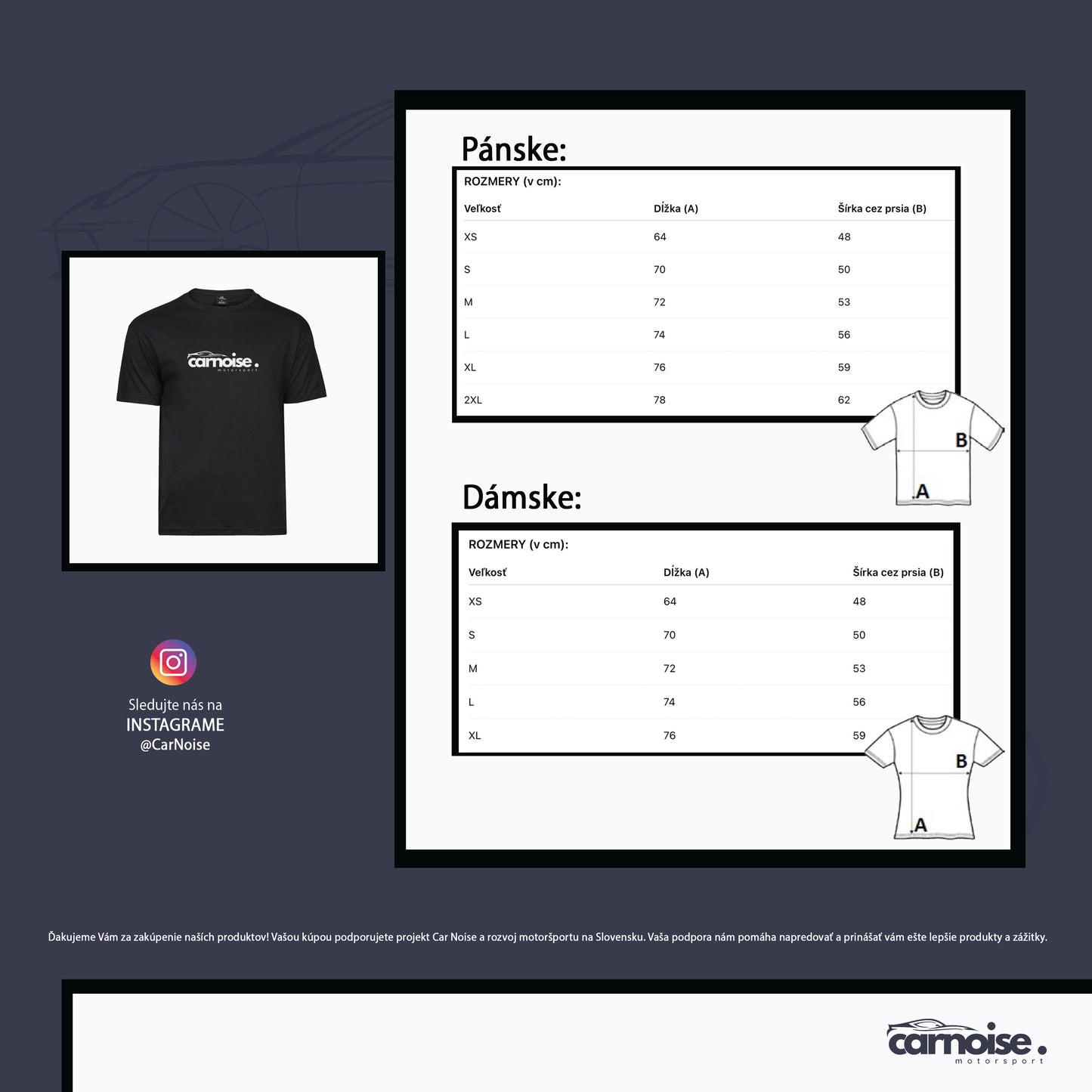 CarNoise Tričko Crew