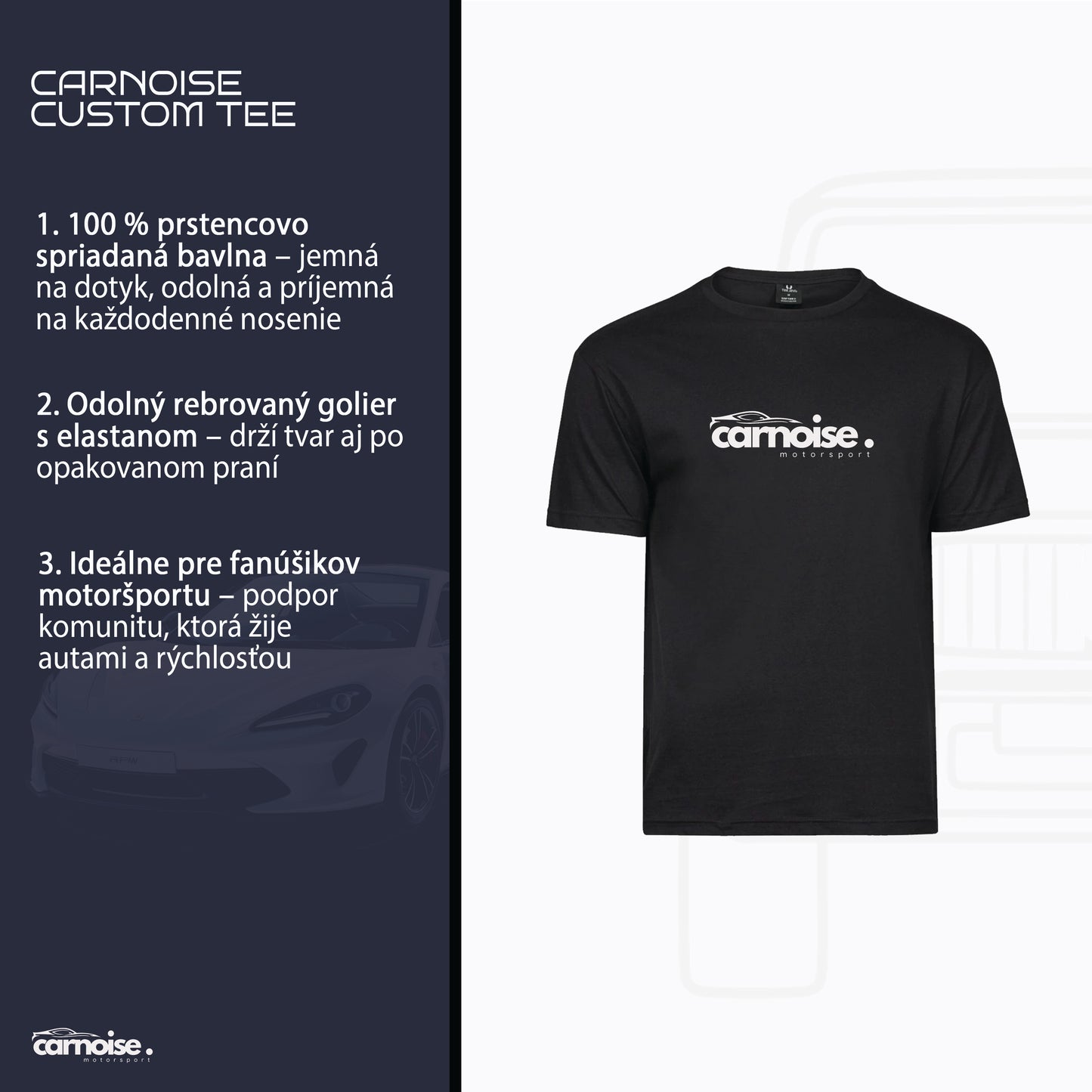 CarNoise Tričko Crew